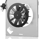 【Upgraded Copper Motor】 696N-R02 B Unit 50CFM Fan Compatible with Broan-Nutone 688-K 688-J 688-H 688-G 695N-R02 B, 696N-R01 B, 695N-R02 B,2.0 Sones,S97012026 Fan Assembly Black Silver