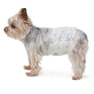 Amazon Basics Super Absorbent Male Dog Diapers, Leak-Proof Disposable Wrap with Wetness Indicator, Secure Fit, Breathable, X-Small, 30 Count