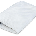 Anvo Neck Memory Foam Pillowcase, Adjustable Pillow Cover, Blue Queen