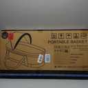 Baby Travel Bassinet Portable Bassinet with 2 in 1 Canopy for Newborn - Light Grey