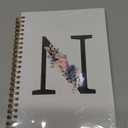 QUICQOD Spiral Notebook,Letter N Notebook,Initial Reading Journaling Notebooks,Monogram Gifts,Hardcover Spiral Notebook 5.5x8.3