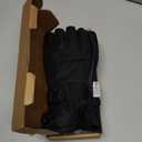 Ski Gloves, Warmest Waterproof and Breathable Snow Gloves for Cold Weather, Fits Both Men & Women, for Parent Child Outdoor (Small, Fit Kids 8-10 Years), Full Black