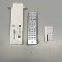 GE Backlit Buttons Universal Remote Control, Samsung TV Remote Control Replacement, Samsung Remote Control for Smart ΤV, Roku Remote Replacement, Vizio, LG ΤV, Sony, Apple TV, 4-Device, Silver, 48844