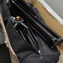 EMART Back Drop Adjustable Stand, 10x20 Backdrop Stand Heavy Duty Photography Background Support System Kit with 300 Angle Rotatable Connector and 8 Spring Clamps for Parties, Wedding, Photo Studio (2010ft(WH, Black)