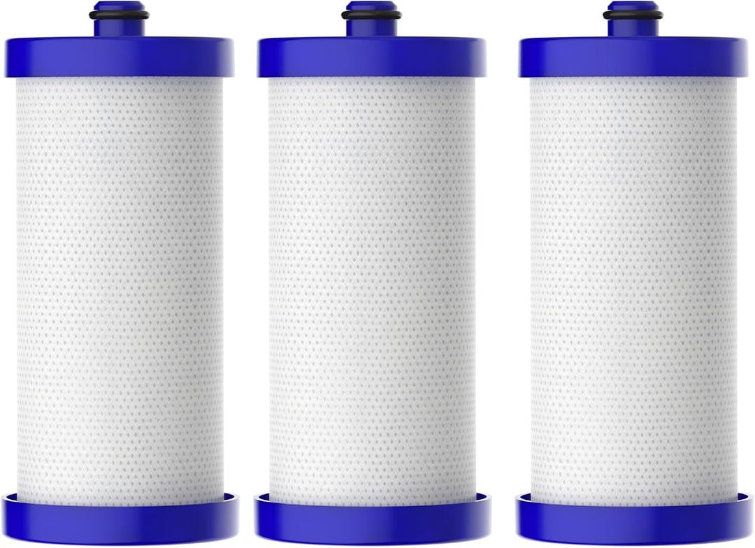 Waterdrop WF1CB Replacement for Frigidaire® PureSource WFCB, RG100, NGRG2000, WF284, 9910, 469906, 469910 Refrigerator Water Filter, 3 Filters