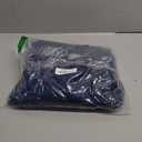 PRETTYGARDEN Women's Smocked Midi Tulle Dress 2025 Summer Puffy Short Sleeve Square Neck Ruffle Wedding Guest Party Dresses (Large, Navy)