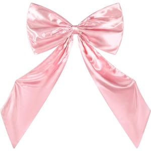 Large Pink Bow Birthday Decorations for Party,24*42 Inch Big Pink Bow Decor for Girls Room Wall Decor Coquette Party Backdrop Wedding Baby Shower Bridal Christmas Tree Bow Themed Party Decorations