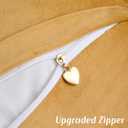 FUTEI Tobacco Chenille Throw Pillow Covers 16x16 Inch Set of 2,Soft Cozy Bound Edge Design Cushion Case,Home Decor for Couch Bed Living Room