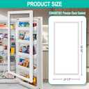 Upgraded 5304507201 Freezer Door Gasket for Frigidaire Kelvinator Kenmore Crosley Refrigerator Door Gasket Seal Replacement, Refrigerator Freezer Door Seal Replace 216522306, 216522356, 5304507209