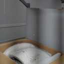 Upholstered Dining Chairs with Removable Casters Barrel Side Armchair with Rollers for Diningroom Bedroom Livingroom Reading Room, Ivory, Set of 1