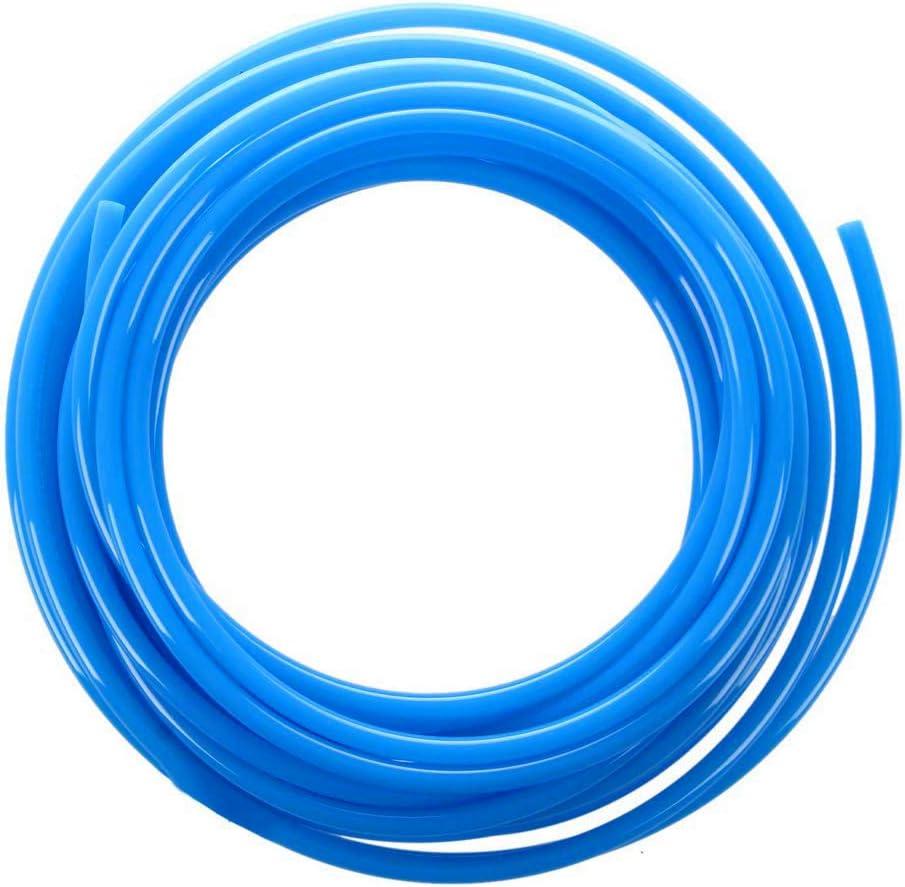Beduan Pneumatic Tubing Pipe 3/8" OD Blue Air Compressor PU Line Hose Tube for Water Fluid Transfer 10Meter 32.8ft
