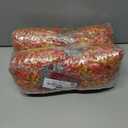 2 x SHareconn 20 Bundles Artificial Fall Flowers for Outdoors Decoration, Fake Silk Daisy Realistic Faux Plants UV Resistant for Planter Home Porch Patio Autumn Indoor Outside Decor, Sunset Red Orange