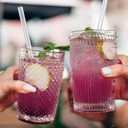 Glotoch Express 500 PCS Plastic Straws  10.2 Inch Long, 6mm Straws Disposable for Iced Coffee, Cola  Food-Safe, BPA-Free, Made in USA (500 Ct (Not Individually Wrapped))