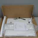 Bathroom Wall Cabinet Wooden Medicine Cabinet Buffering Hinge MDF Material Over Toilet Storage 23"x29" and Adjustable Shelves Cupboard Above Toilet with Large Space (White)