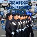 Ceenna 54 Pcs National Police Week Decorations Include Banner Balloons Sets for Policemen Policewomen Appreciation Week Festival Party Supplies (Silver Black Dark Blue)