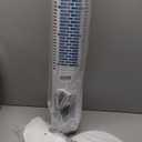 Uthfy 31" Electric Tower Fan That Blow Cold Air, Quiet Cooling Fan with Oscillation 7.5H Timer,Portable Floor Bladeless Standing Fan with Remote, White