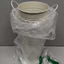 5 PCS 8 Inch Tall Rustic Galvanized Flower Vases, Farmhouse French Buckets for Beautiful Floral Arrangements, Home Decor or Weddings and Events