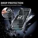 PAWDIARY Glitter Protective Case for Nintendo Switch 2 (2025 Release), Ultra-thin PC New Console & Controller Handle Switch 2 Protector, Scratch-Resistant Design Clear Hardshell Skin