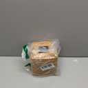 Rattan Square Tissue Box Cover, 5.7" x 5.7" x 5", Decorative Woven Facial Tissue Holder with Hinged Top Lid, Natural Color
