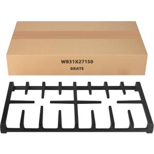 WB31X27150 Center Grate Replacement for Ge Stove Parts of JXGRATE1 JGBS66REKSS JGB735SPSS,Burner Grates Cooktop Replacement,Center Grate for General Electric Gas Range Parts by MILUS