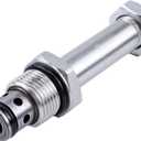 2 Way 2 Position Solenoid Poppet Cartridge Valve SV10-20 SV10-20-0-N-00 SV10200N00 Compatible with Hydraforce VC10-2 Cavity, Normally Closed