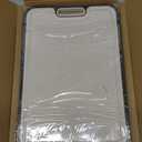 Titanium Cutting Board for Kitchen, Cutting Board Double Sided Food Grade, Pure Titanium/PP, Easy to Clean Large Size 1510.3 (15.6"L x 10.8"W, Silver)