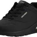 Skechers Women's UNO-Stand ON AIR Sneaker, Black, 10 M US