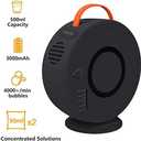 Bubble Machine Automatic Bubble Blower for Kids Toddlers Rechargeable Battery Portable Bubble Maker Electric Bubble Machine Auto Rotating 90°/ 360° Outdoor Toy for Birthday Party Wedding