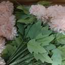 12 Bundle Artificial Mums Flowers for Outdoor Spring Decoration,Faux Ball Chrysanthemums Bouquet Fake Silk Flower for Vase Easter Table Floral Arrangement Wedding Home Decor(12, Pink)