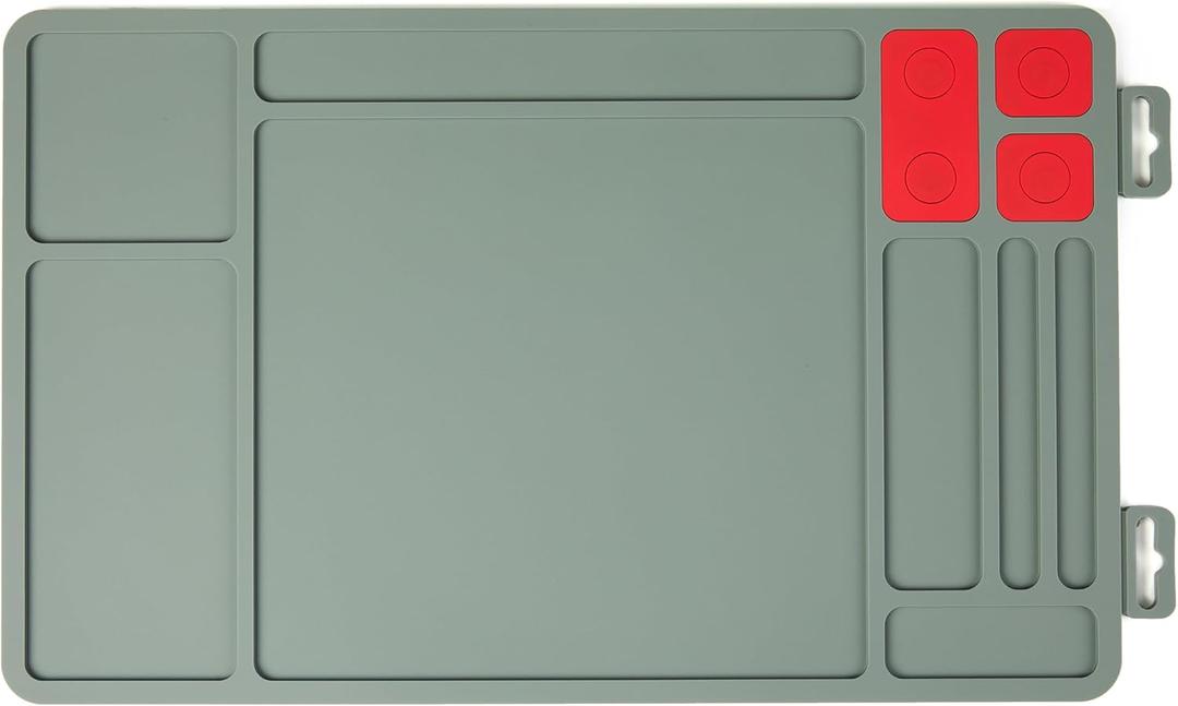 Fumando Pistol Mat Gun Mat Cleaning Mat Maintenance Pad Magnetic Organizer Parts Tray Anti-Slip Rubberized 17"x 10" (Thickness 0.28")