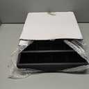 Trade Show Display Case Table Top Portable Aluminum Sports Card Display Case Frame with Clear Acrylic Showcase with Locks for Jewelry Craft Collector Shows (24"x20", Black)