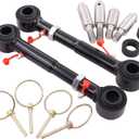 MOTOKU Pair 2.5"- 6" Front Sway Bar Links Quicker Disconnect System Kit for Jeep Wrangler JK 2007-2018 Adjustable Upgrade Swaybar Lifts