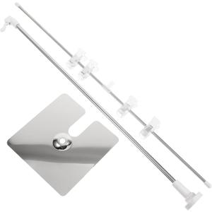 ARTIBETTER Portable T-shaped Poster Stand Height Adjustable Advertising Display Rack for Outdoor Indoor Events