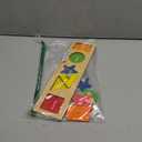 QODOFLR First Jumbo Knob Wooden Shape Puzzle for Toddlers 1-3,Montessori Toddler Puzzle Toys for1-2 Year Old, Preschool Learning Peg Puzzles Toys for Baby Kids