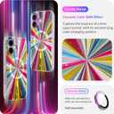 LONLI Hue - Magnetic Case for iPhone 16 - [Compatible with Magsafe] - [360 Shock-Absorbent Bumper] - [Cute and Unique Phone Cover for Girls and Women] - Cosmic Portal