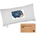 Toddler Pillow with Pillowcase - 10x18 My Little Dreamy Kids Travel Bed Pillows for Sleeping, Organic Cotton Small Pillowcase, Soft & Breathable, Machine Washable, Toddlers 2-5 years old (French Gray)