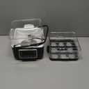 2 Tiers Electric Food Steamer for Cooking, 4 QT Digital Multi Vegetable Steamer with BPA-Free Stackable Baskets, Rapid Egg Cooker Egg Steamer with Auto Shut-Off, Ideal for Veggies, Seafood, Rice