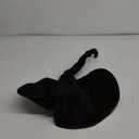 Black Witch Hat Adult Halloween Cosplay Costumes Accessory for Women Wicked Witches Hats Decor (Black)