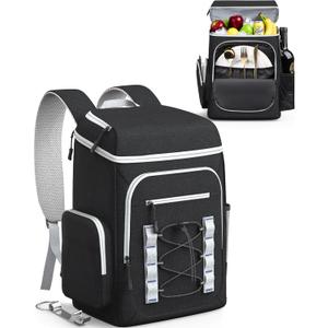 HOTOR Backpack Cooler Bag - 30/45 cans Large Backpack Coolers Insulated Leak Proof with Multiple Pockets, Small Cooler as Beach Cooler for Travel, Hiking, Camping  HOTOR Backpack Cooler Bag - 30/45 cans Large Backpack Coolers Insulated Leak Proof with Multiple Pockets, Small Cooler as Beach Cooler for Travel, Hiking, Camping