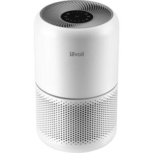 LEVOIT Air Purifier for Home Allergies Pet Hair in Bedroom, Covers Up to 1073 ft by 56W High Torque Motor, AHAM VERIFIDE, 3-in-1 Filter with HEPA Sleep Mode, Remove Dust Smoke Odor, Core300-P, White