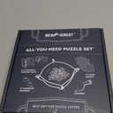 Newverest All-You-Need Puzzle Set: 8 Puzzle Sorting Trays for up to 2000 Pieces, 6 Glue Sheets, 1 Large Scraper & 2 Adhesive Hangers in Gift-Ready Packaging  Must-Have Saver Kit for Puzzle Lovers