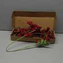 IPOPU 6PCS Burgundy Delphinium Artificial Flowers 42.5'' Realistic Silk Larkspur Flowers Long Stem Faux Hyacinth Flowers for Tall Vase Wedding Party Garden Home Decor (Burgundy)