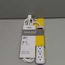 Prime Wire & Cable PB801115 6-Outlet Power Strip with 14-3 SJT 8-Feet Cord,White