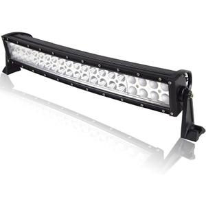 Willpower 22 inch 120W Curved Spot Flood Combo LED Work Light Bar 6000K Driving Lights 7800LM Fog Lamp Offroad Lighting for Vehicle Truck Car ATV SUV 4X4 Truck, Waterproof DC 12V 24V