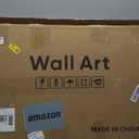 Large Framed Abstract Landscape Wall Art, 3 Piece Canvas Prints Paintings Artwork for Walls, Soft Blue and Green Nature Lake Pictures for Living Room Dining Bedroom Home Office Wall Decor 20x30 In