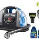 Bissell Little Green Pet Deluxe Portable Carpet Cleaner and Car/Auto Detailer, 3353, Gray/Blue