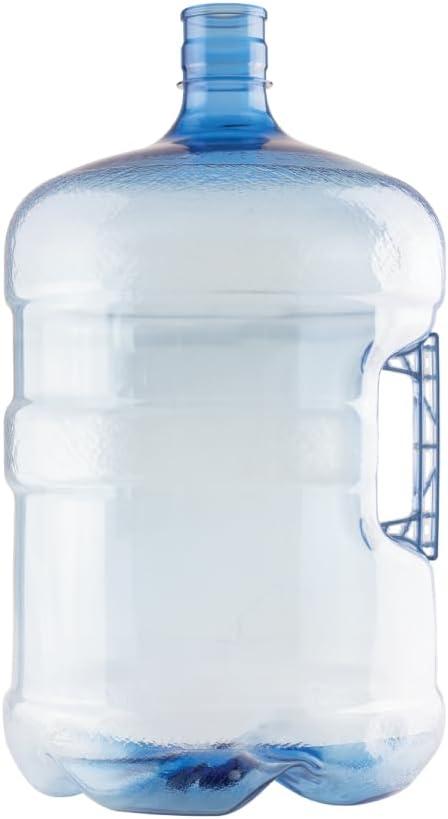 New Wave Enviro BPA Free PET Bottle, 5-Gallon Capacity, Crown Top (cap not included), Designed for Durability with Integrated Handle