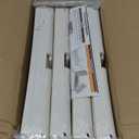 4 Tier Plastic Storage Bins with Lid 23QT, Stackable Storage Containers with Wheels, Folding Storage Boxes, Stackable Storage Bins, Organizers and Storage for Living Room,Office,Dorm (White)