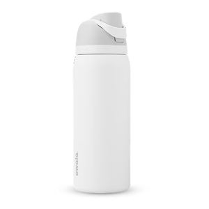 Owala FreeSip Insulated Stainless Steel Water Bottle with Straw, BPAFree Sports Water Bottle, Great for Travel, 32 Oz, Shy Marshmallow