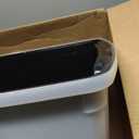 IRIS USA XX-Large High Sided Cat Litter Box, Scatter Shield, Black